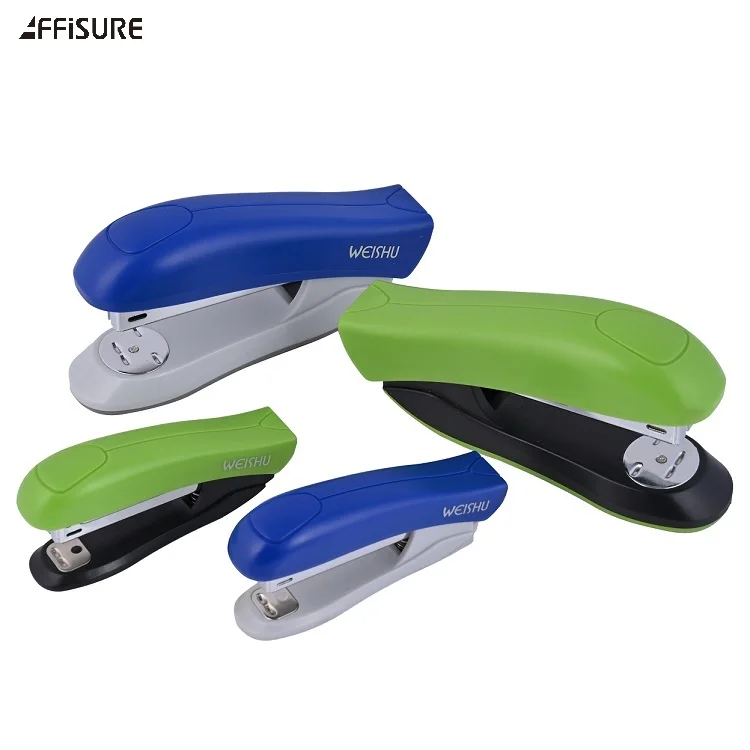 Низкая стоимость оптовая продажа школьные принадлежности небольшой мини качественная бумага степлер