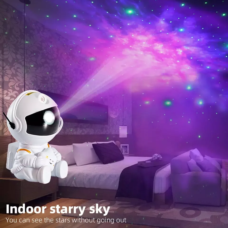 Smart Bedroom Aurora Colorful Starry Light Astronaut Star Light Projector Living Room Night