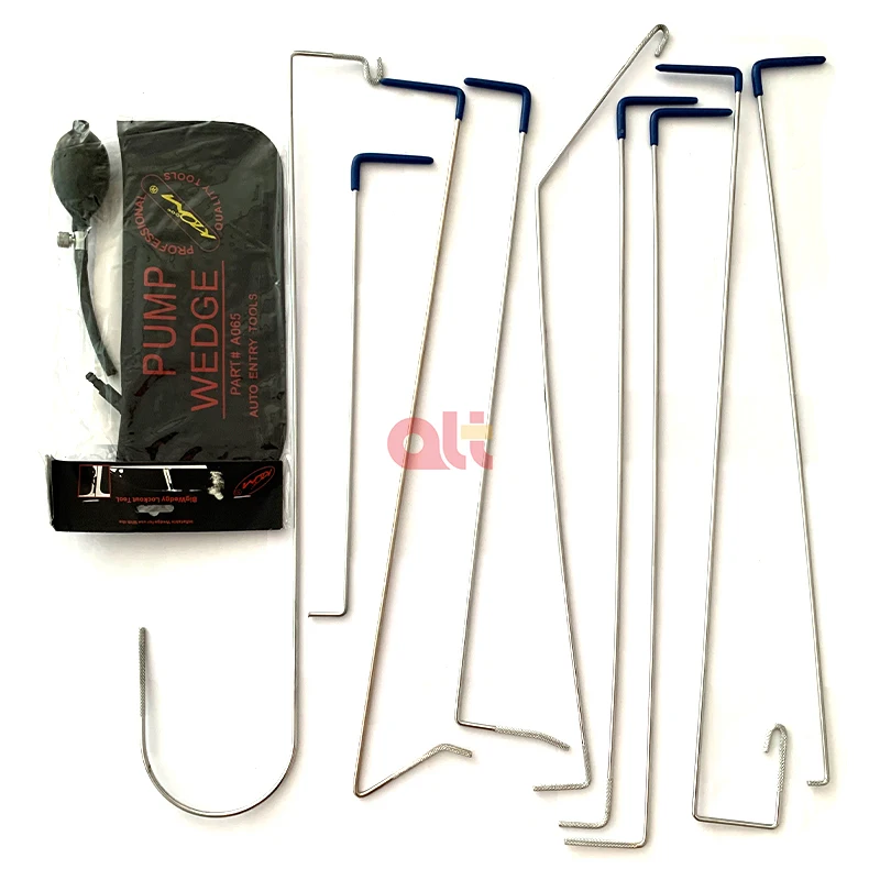 Universalcar Automobile Lock Out Emergency Toolkit Auto Unlock Door Open Kit With Air Pump Wedge