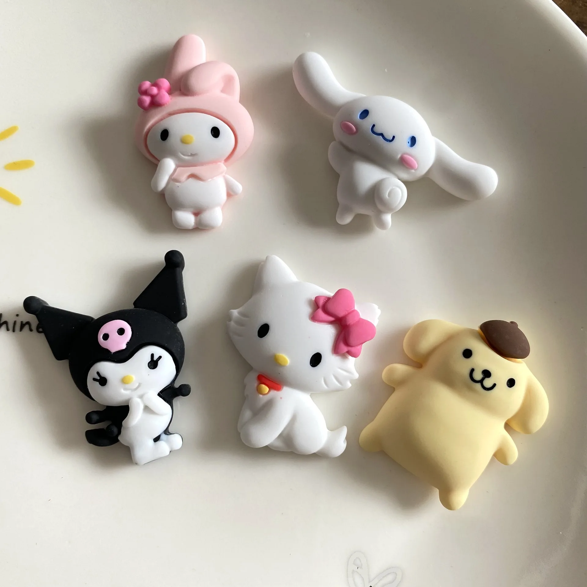 Flatback Resin Cabochon Cartoon Animal Flower Resin Flatback Cute  Resin DIY Embellishment Phone Deco LSWR024