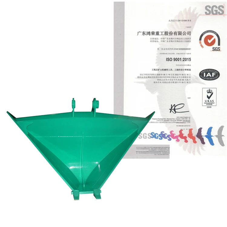 HONGWING High-Quality Hot Selling Products Excavator Trapezoidal Buckets Material Swale Bucket Excavator Spare Parts