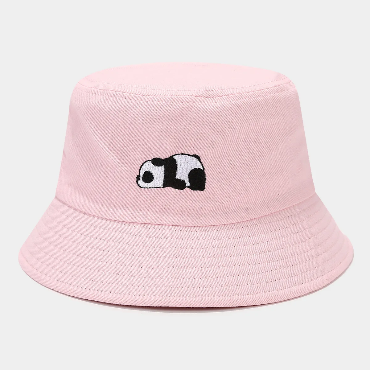 Customized Breathable Sun Protection Hat Panda Bucket Hat Fishing Hat For Hiking Traveling