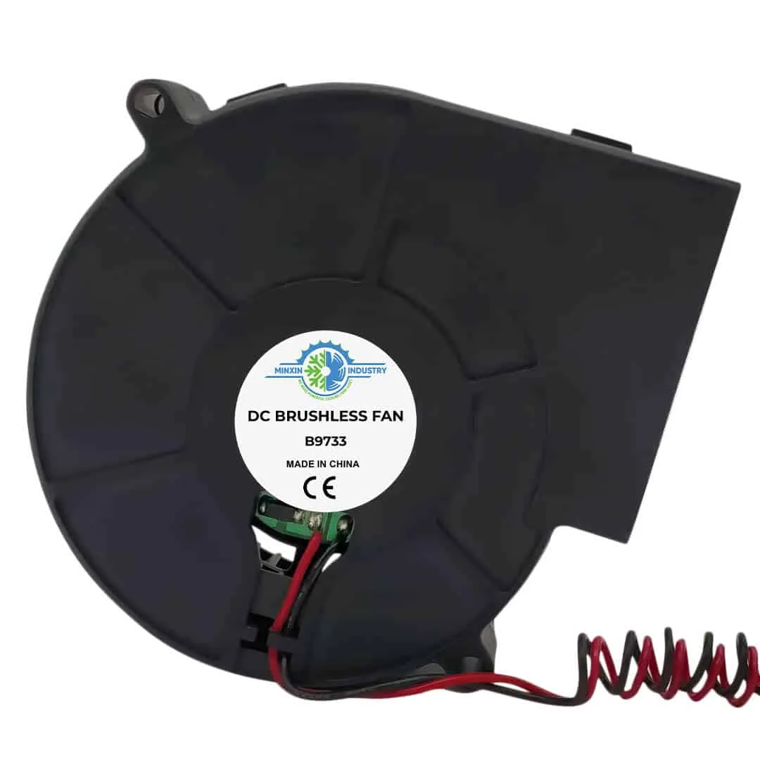 97x95x33mm Small Brushless Fan Blower Motor 9733 DC High Pressure Silent Ventilation Centrifugal Turbo Blower Fan