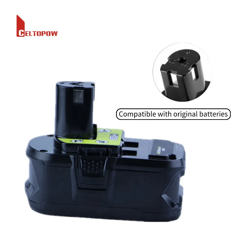 18V  Ryobi P108 power tool Lithium-ion Battery For Ryobi P108 BPL-1815 BPL-1820G BPL1820 P101 P102 P103 P104 P105 P106