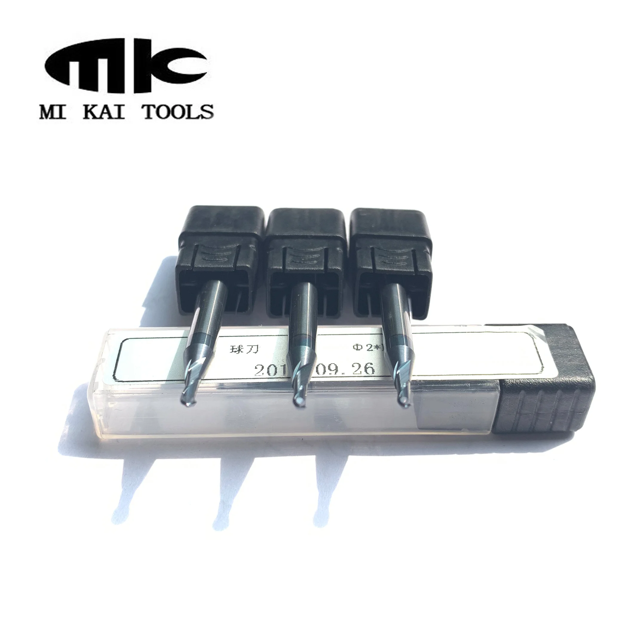 Solid Carbide Spherical 1mm Ball Nose End Mill Cutters For Aluminum