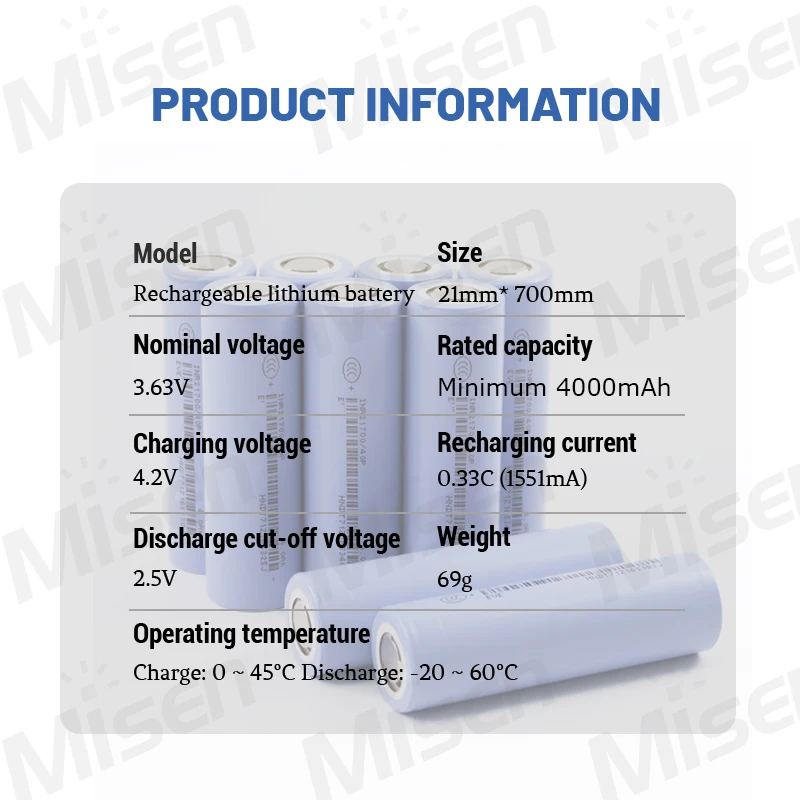 INR21700-M50A MOLICEL M50A m50lt цилиндрическая 3 6 В литий-ионная 3500 мАч 7 5000 INR21700 21700 аккумуляторная батарея