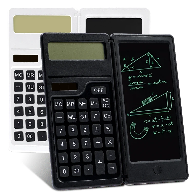 6.5 Inch Portable Calculator LCD  Writing Tablet Folding Scientific Calculator Digital Drawing Pad digital writing tablet