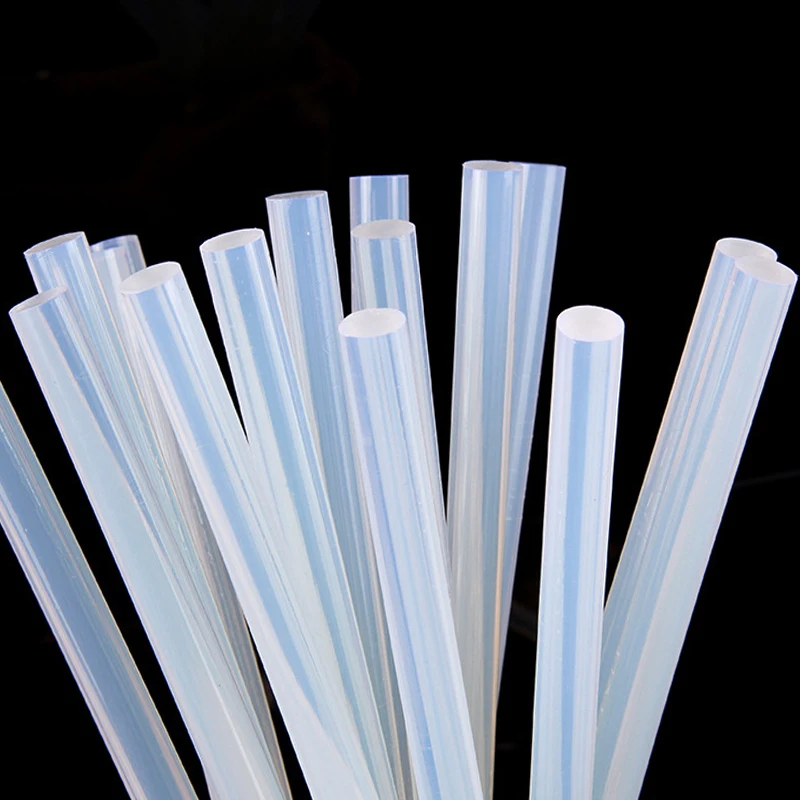 Hot Melt Glue Sticks 7Mm/11Mm Translucent Strong Viscosity Rods For Glue Gun High Temperature Resistant Hot Glue