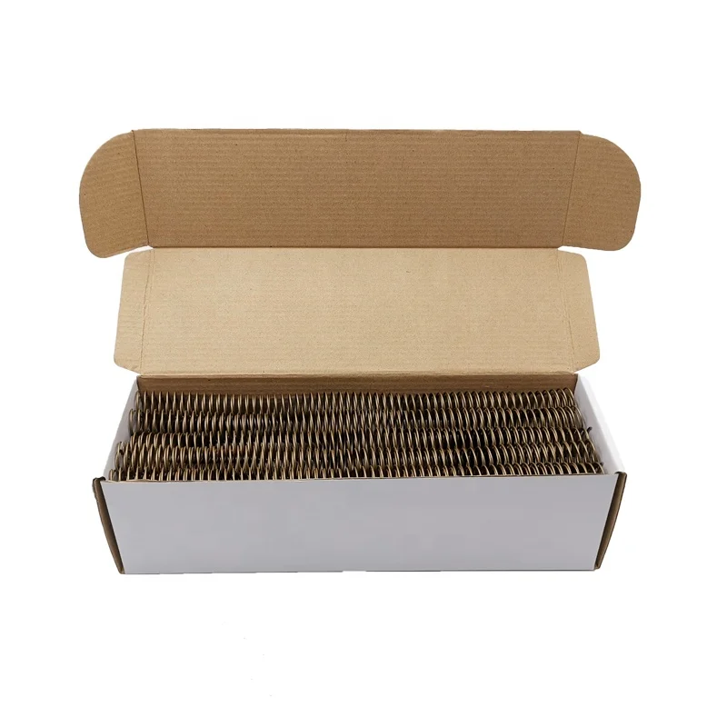 A4 B5 size High Quality Metal Spiral Binding Coil  Steel spiral coil  single Wire O of stationery box notebook binding
