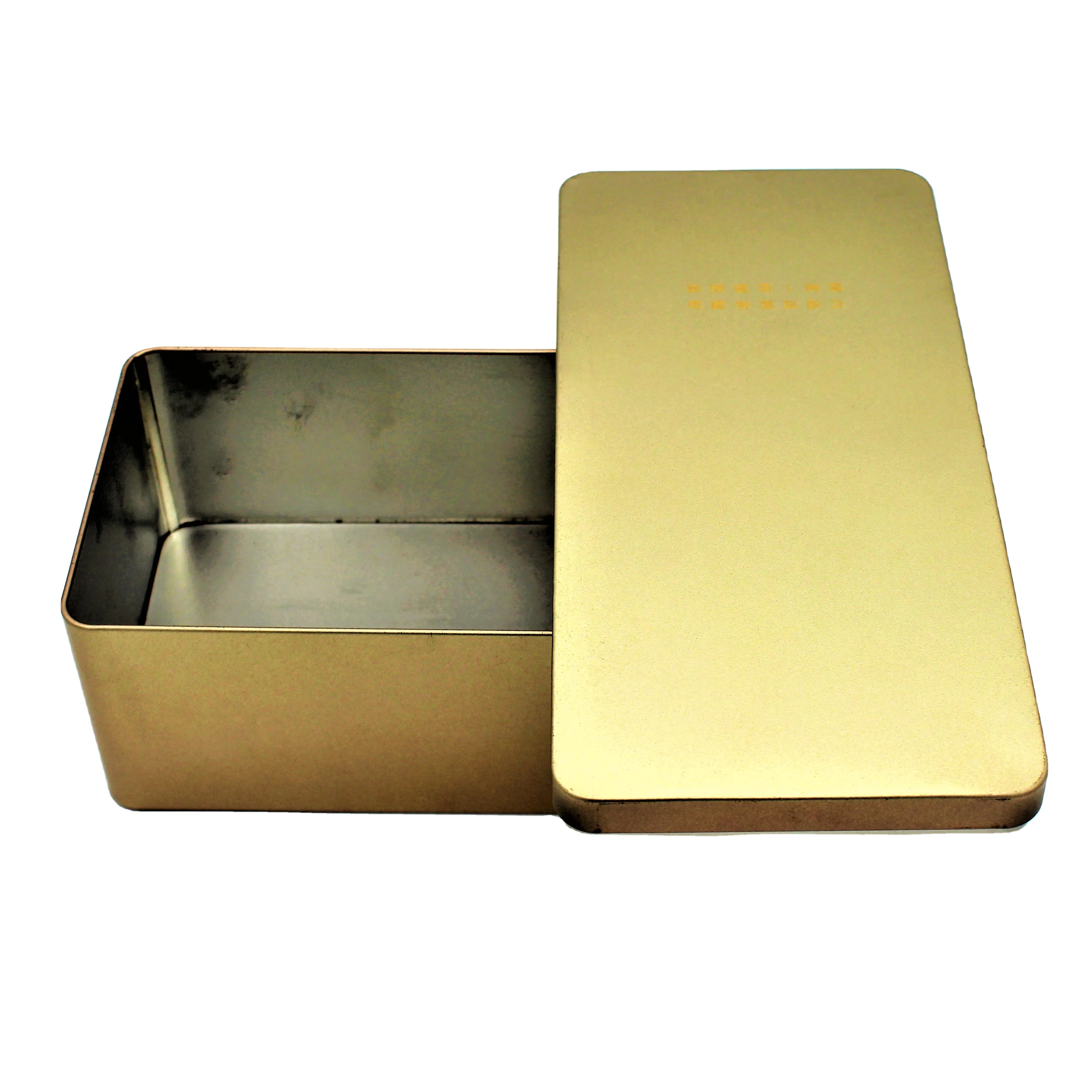 Outstanding Quality Beautiful Rectangular Starburst Tin Cama Tea Coffee