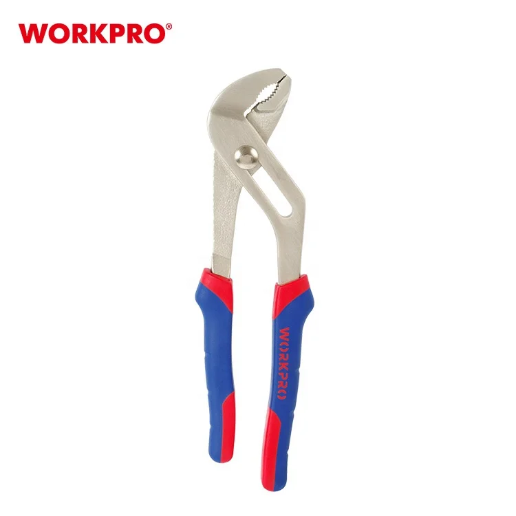 WORKPRO Heavy Duty регулируемые водяной насос плоскогубцы Набор Quick Release паз скольжения совместные V Челюсти Плоскогубцы удобный ручной 8 дюймов