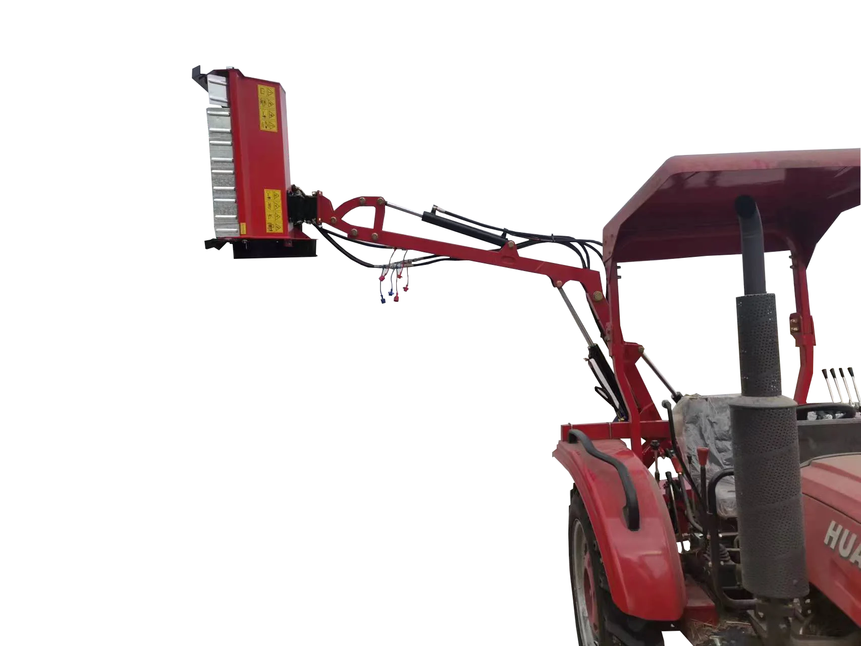 Cantilever Trailer Semi-Rotating Swing Lawn Mower