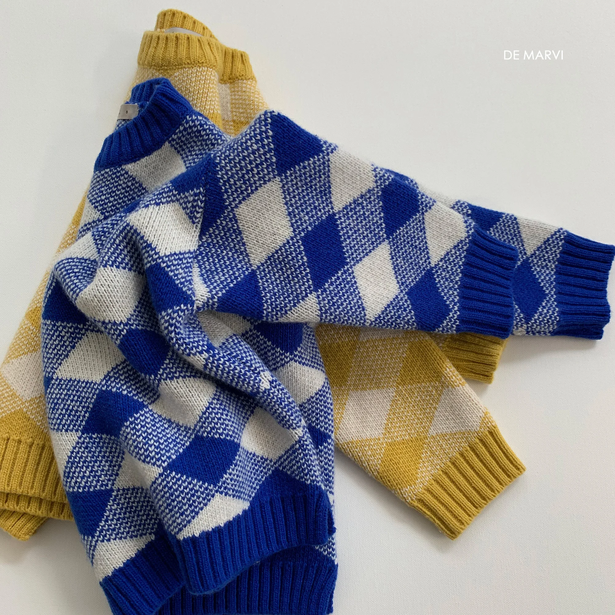 DE MARVI Baby Kids Winter Sweater Girls Boys Pullover Clothes MADE IN KOREA