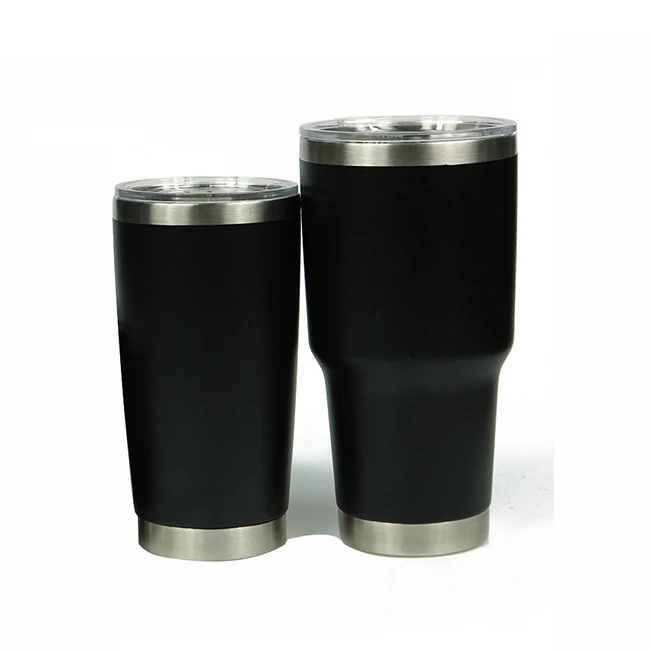 Hot Selling 20\30 oz Tumbler Stainless Steel Travel Mugs Double Walled  Vacuum Cup Powder Coating Car Tumbler Coffee Mug