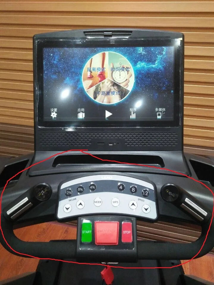  Беговая дорожка Land Fitness LDT -918 A для коммерческого использования/очень большой сенсорный ЖК-экран/беговая 4Hp