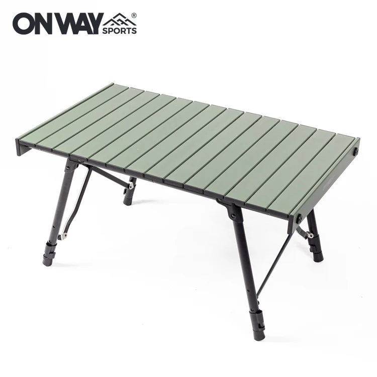 Portable Foldable Ultralight Aluminium Folding Table Outdoor Height Adjustable Picnic Camping Table