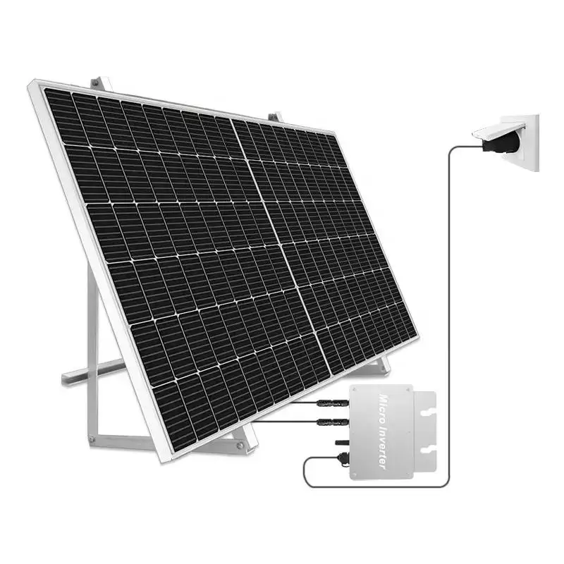 FOTOVO 600W Solar power Module Micro Inverter solar system Balcony Power Plant Solar power Panel Monocrystalline Silicon cell