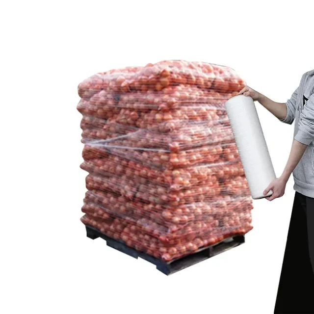 Packung Polyethylene Transparente Paletten Wickel Stretch Folie Roll Hand Pe Stretch Folie