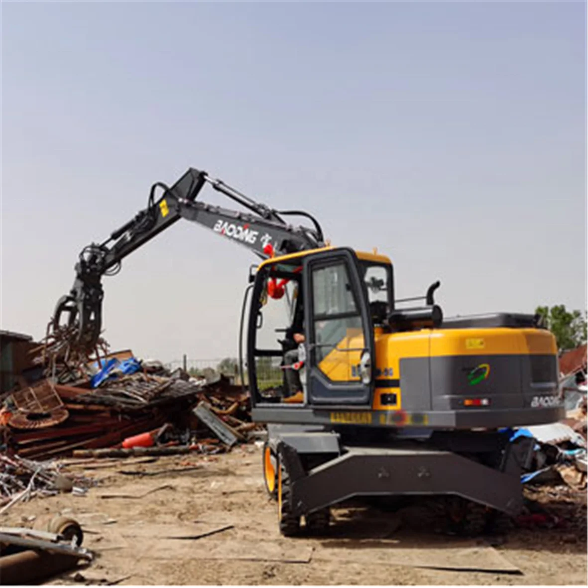 Loader type scrap grab excavadora metal scrap excavator loader