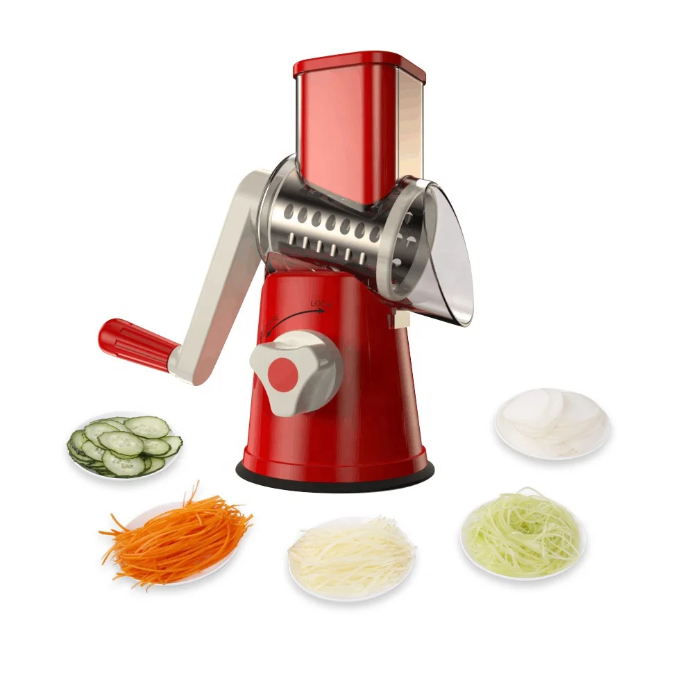 Plastic Rotary Vegetable Slicer Box Cheese Grater For Amazon Hot Selling