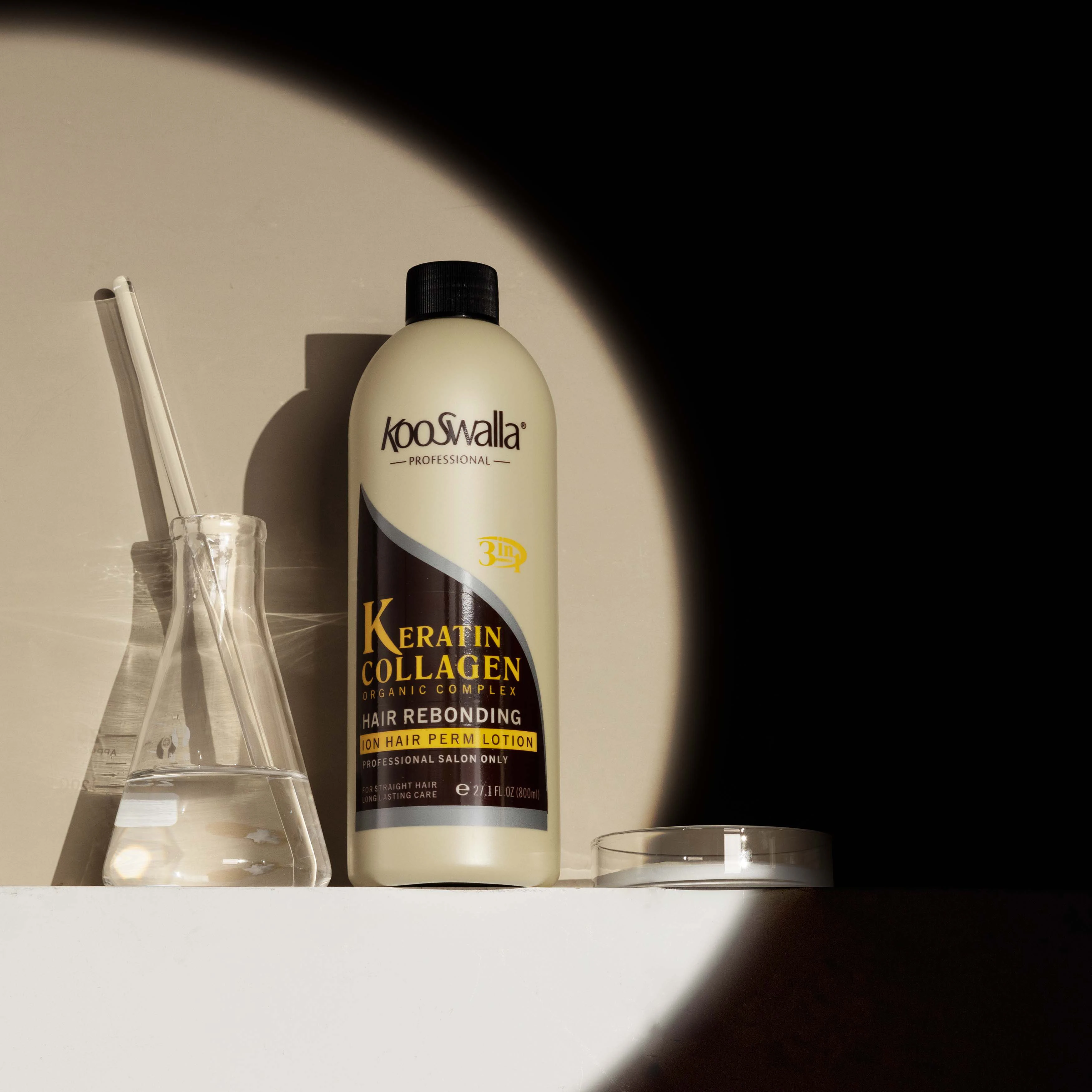 KooSwalla Australian wholesale Professional organic 3 in 1 hair rebonding cream for damaged hair