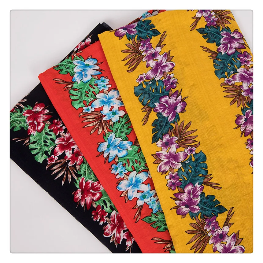 30s 145cm 100% floral printed spun rayon fabric stocklot