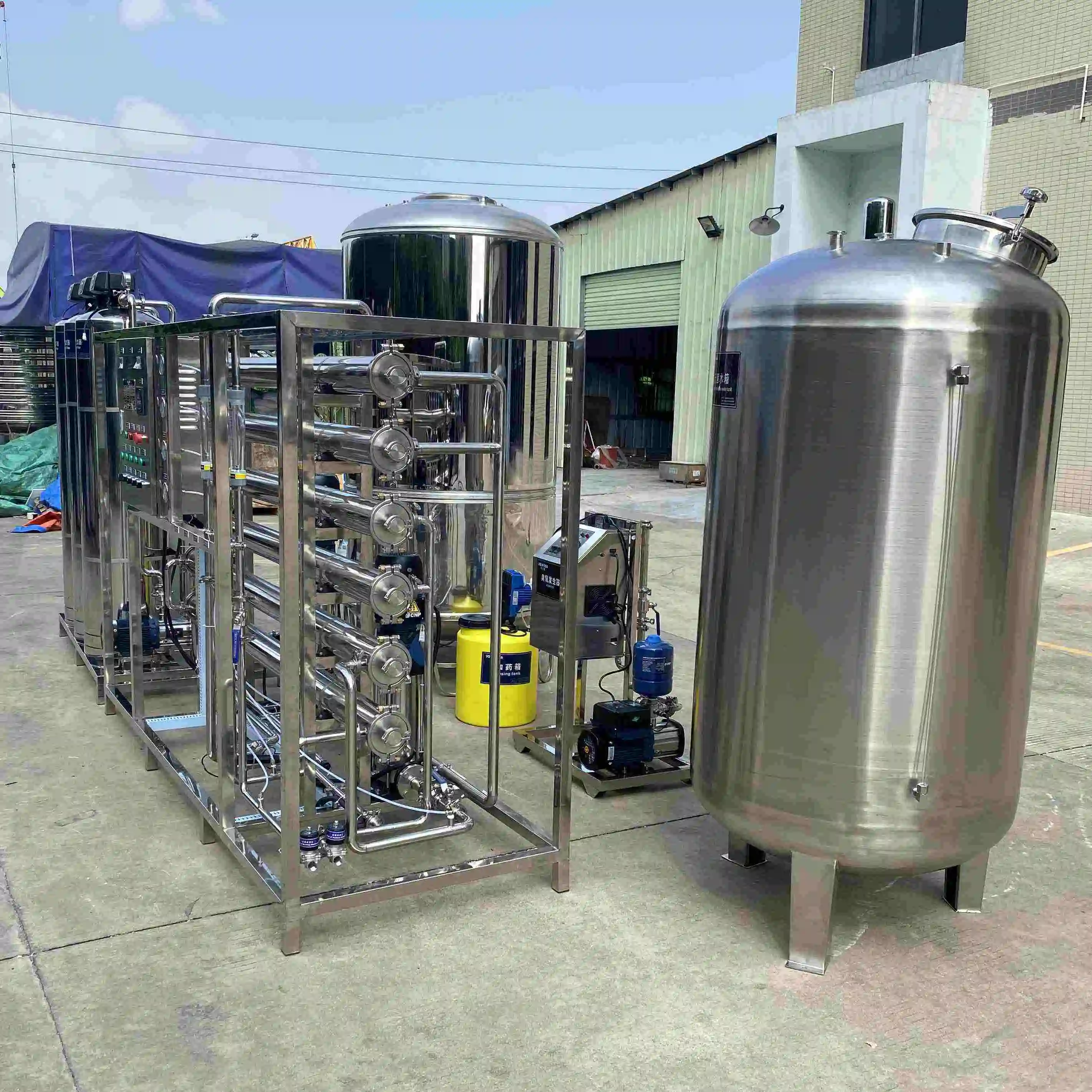 Volardda Ro Water 6000 Liter Per Hour Water Purifier Machine For Commercial Reverse Osmosis Pure Water Filter Machine