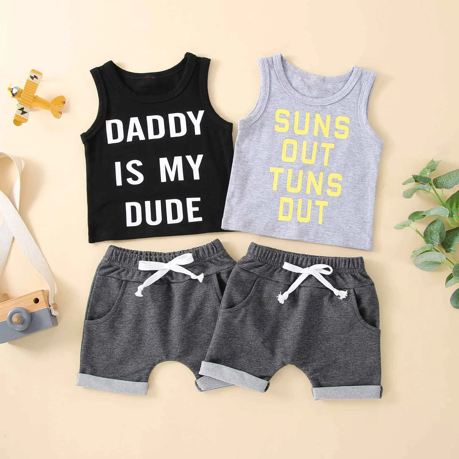 Toddler Boys Tank Top Sleeveless T Shirt