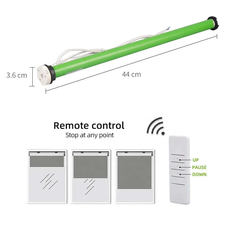 25mm Automatic Roller Curtain Window Roman Automatic Blinds Motorized Electric Blinds Smart Tube Motor