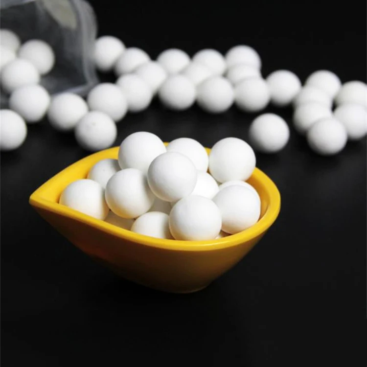 Strong Absorbent Activated alumina ball 05mm Activated alumina For Remove H2S As desiccant for remove gas and water