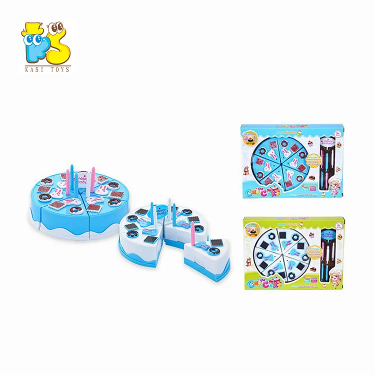 Горячая продажа Пластиковые еда девушка ролевые игры десерт игрушки играть день рождения торт набор