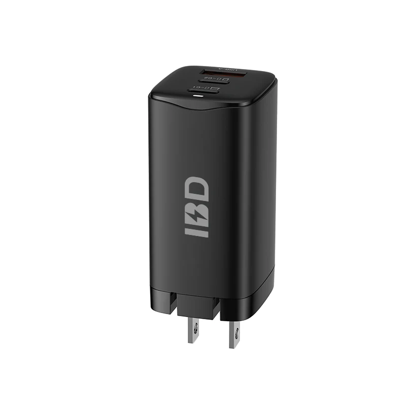 IBD New Trending  3 Ports  2A1C USB Charger Travel Adapter 65W All In One Gan Travel Phone And Mack book Charger