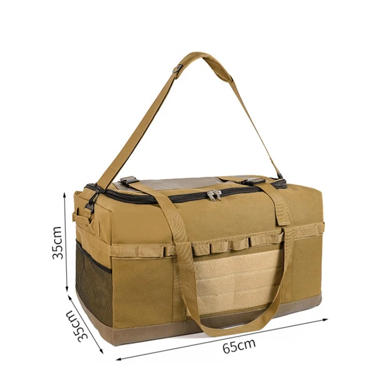 Large Capacity Waterproof Large Outdoor Duffel Capacity Bag Camping Storage Box Molle Tactical Duffel Bag
