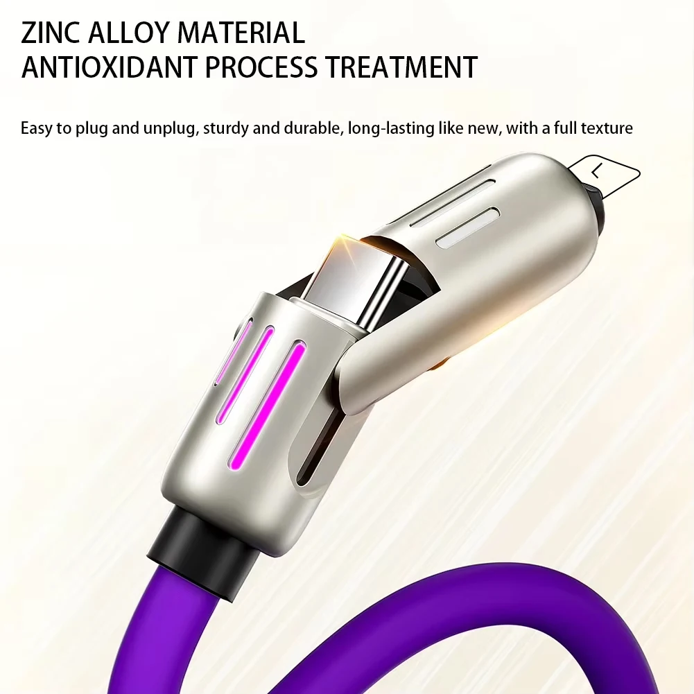 USB-C 240W To Type-C Fast Charging Phone Cable Data Charge For cellphone