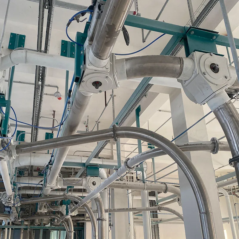 2022 hot sale 3 way pneumatic conveying diverter valve for powder pneumatic conveying systems