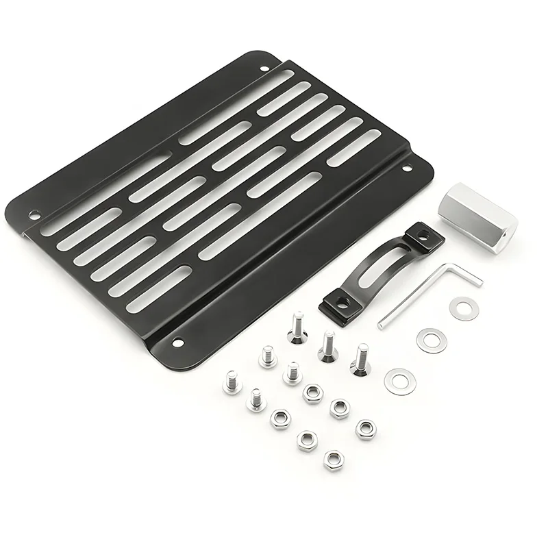 Car Front Bumper Tow Hook License Plate replacement Bracket Mount License Plate Frame