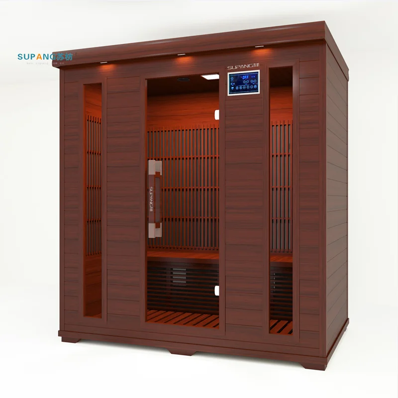 Healthland 4 Person room Wooden sauna room Indoor Far Infrared Sauna