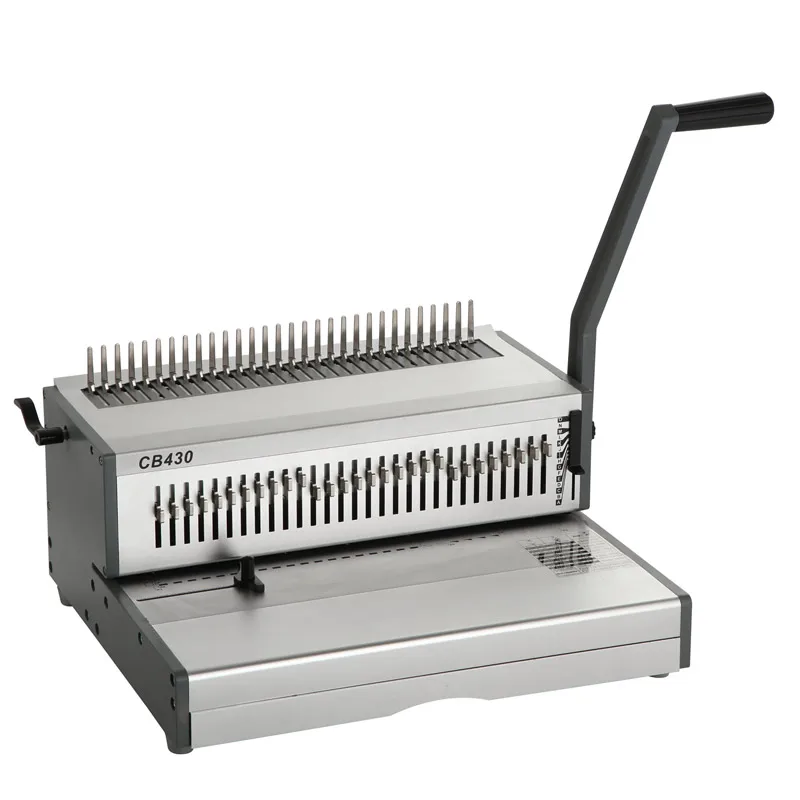 A3 Manual Plastic Comb Binding Machine CB430