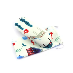 Kids lovely reading glasses case leather iron hard eyewear case portable eye frame cases glasses pouch