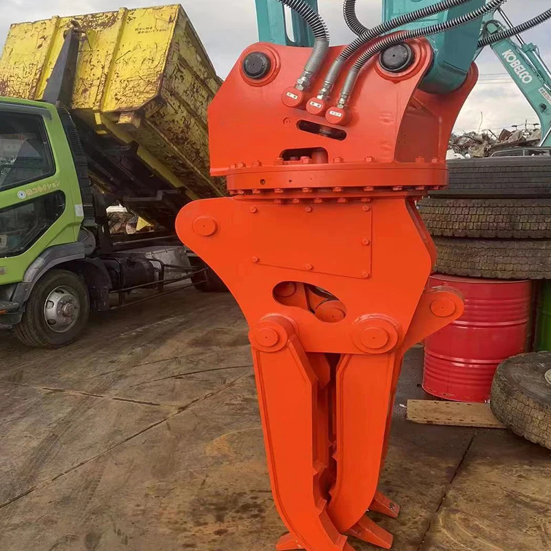 Excavator Hydraulic Attachment Wood Grabber Multi-purpose Scrap Steel Grabber Hydraulic Rotary Wood Gripper