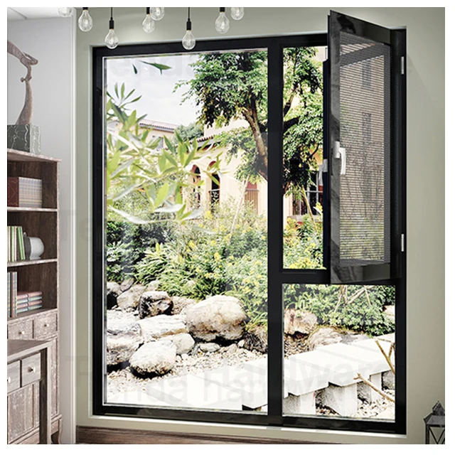 Aluminum Framed Awing Window Luxury Aluminium Casement Windows