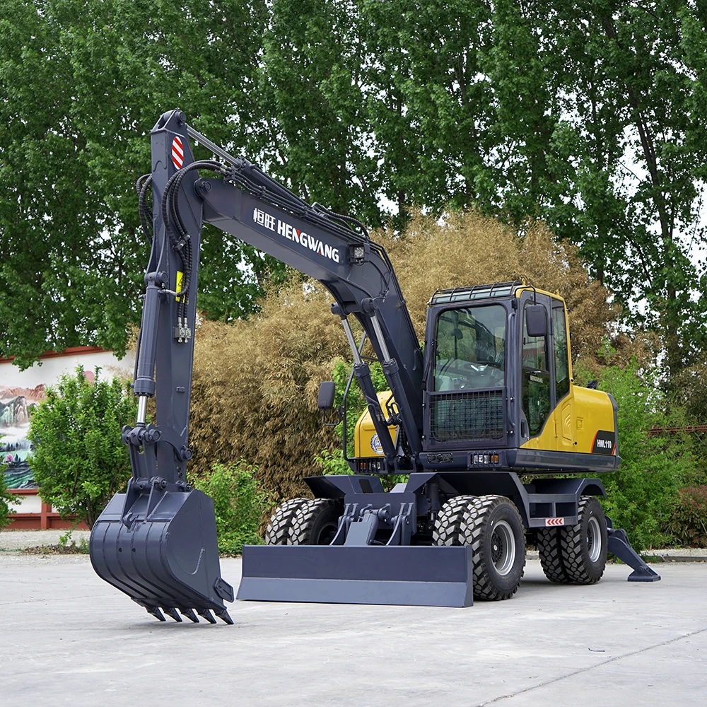 Hengwang bucket wheel excavator 4 5 8 ton Hydraulic small Escavator Digger Bagger