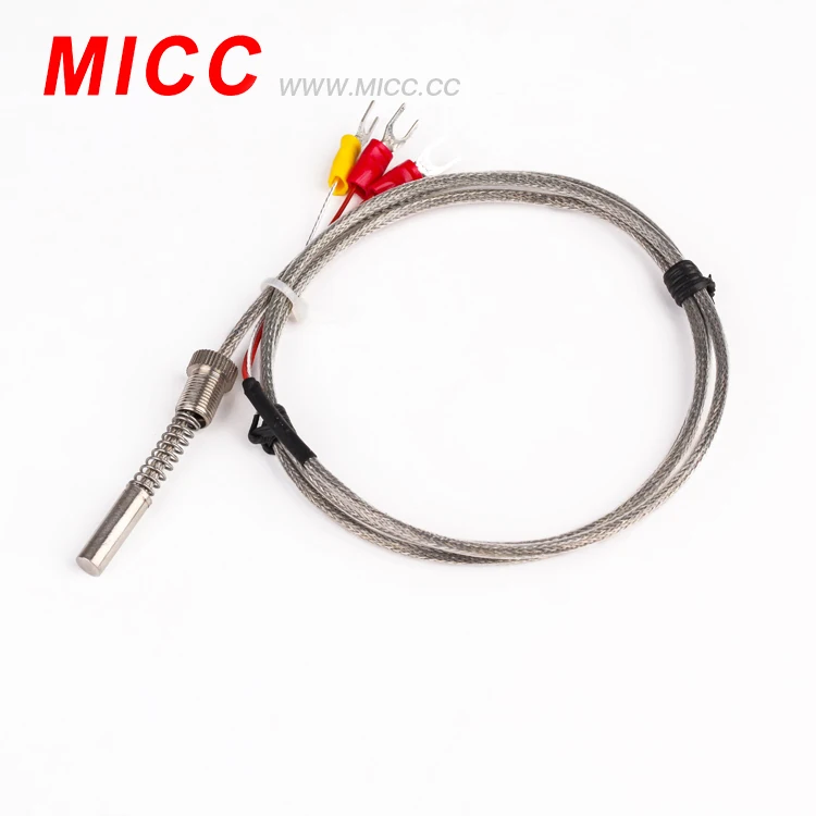 MICC M6 винтовой зонд типа K термопара с 2 м кабелем промышленного датчика
