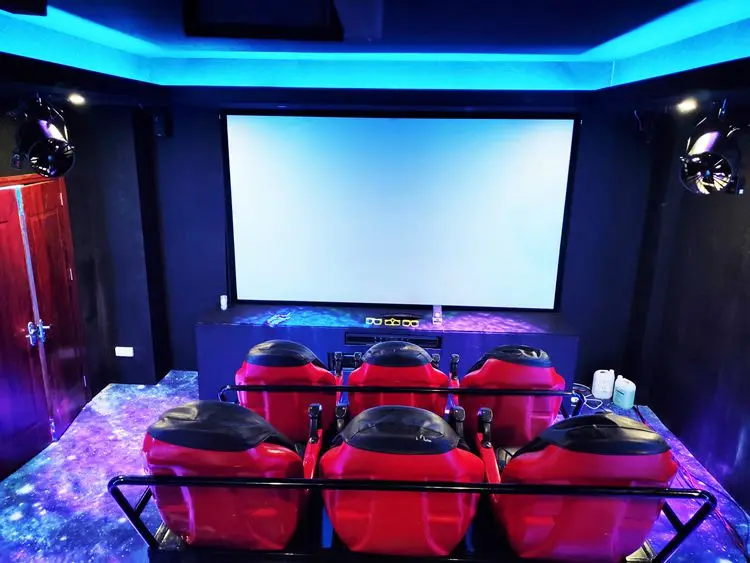 Virtual Reality 3d 4d 5d Cinema Equipment Amusement Park 7d Cinema Simulator