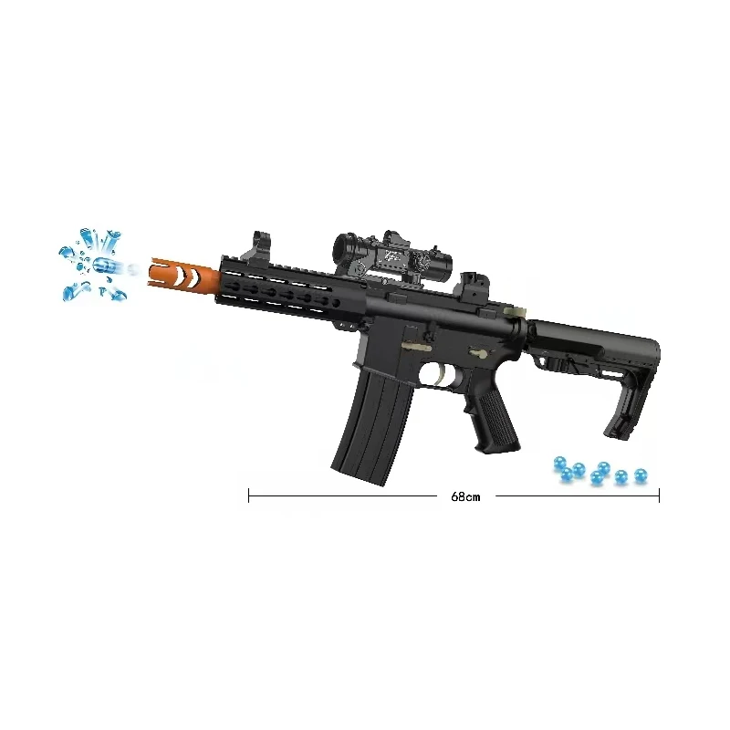 M416 M4A AK M416D New Toy Best Selling Electric Gel Gun Splatter Automatic Gel Jelly Ball Gun Splatter Orbeezs Gun Blaster