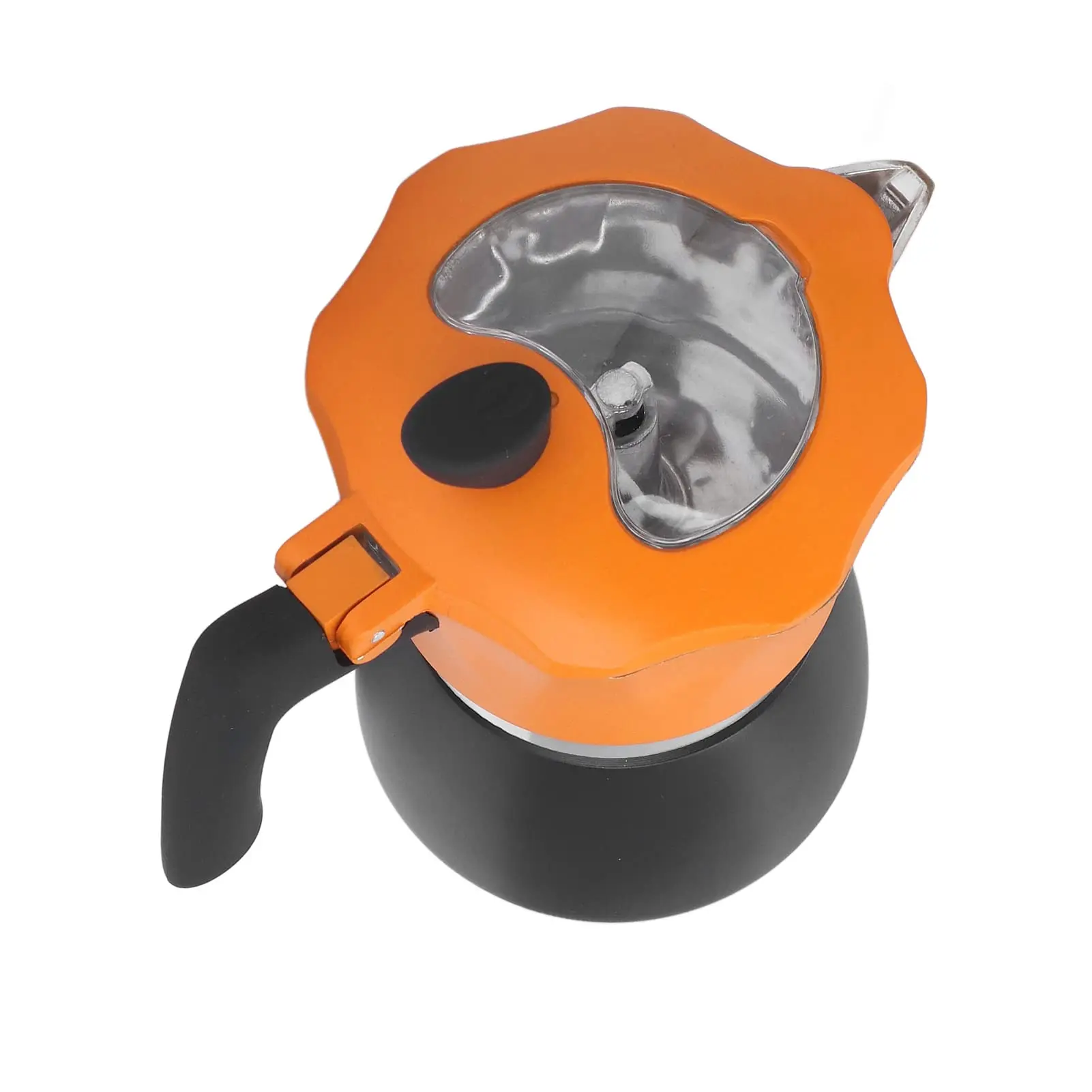 Stovetop pot Coffee Maker Espresso Italian Moka Pot with Transparent Top Lid 3 6 cups Espresso Aluminium Coffee Percolator