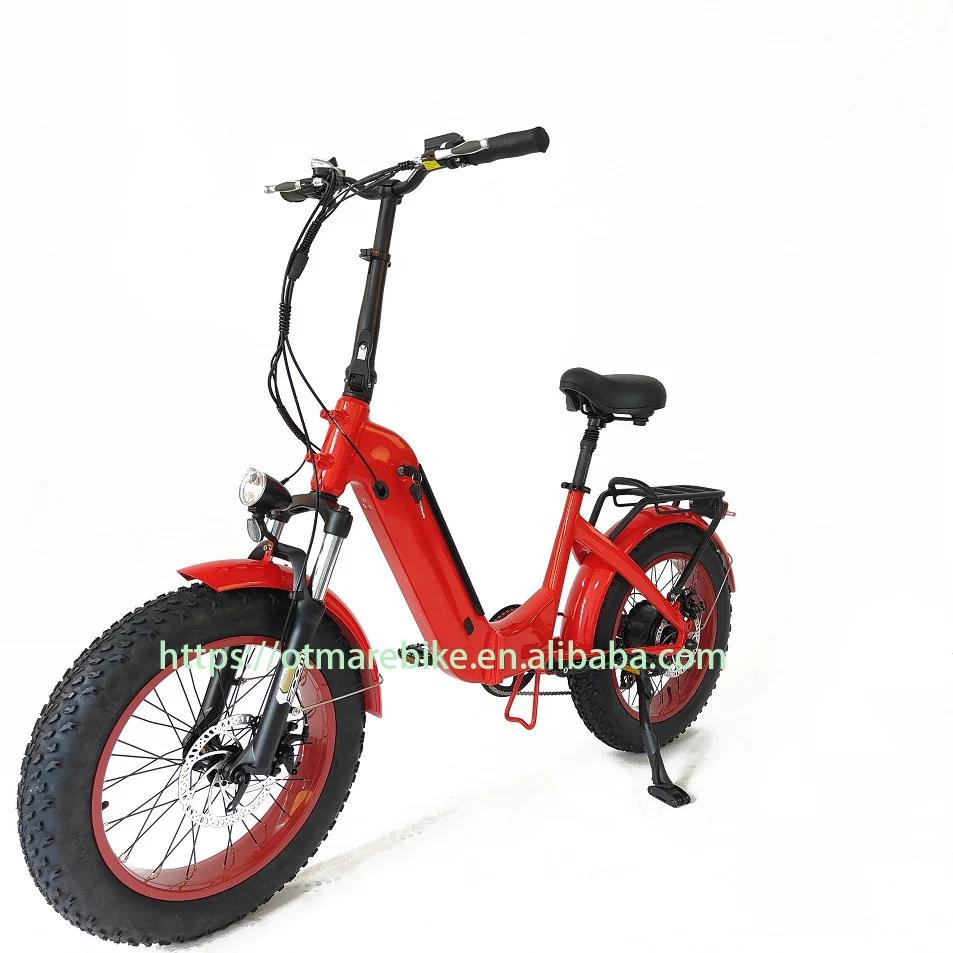 20inch folding electric bike factory rear drive electric bike fat tire bike 2024