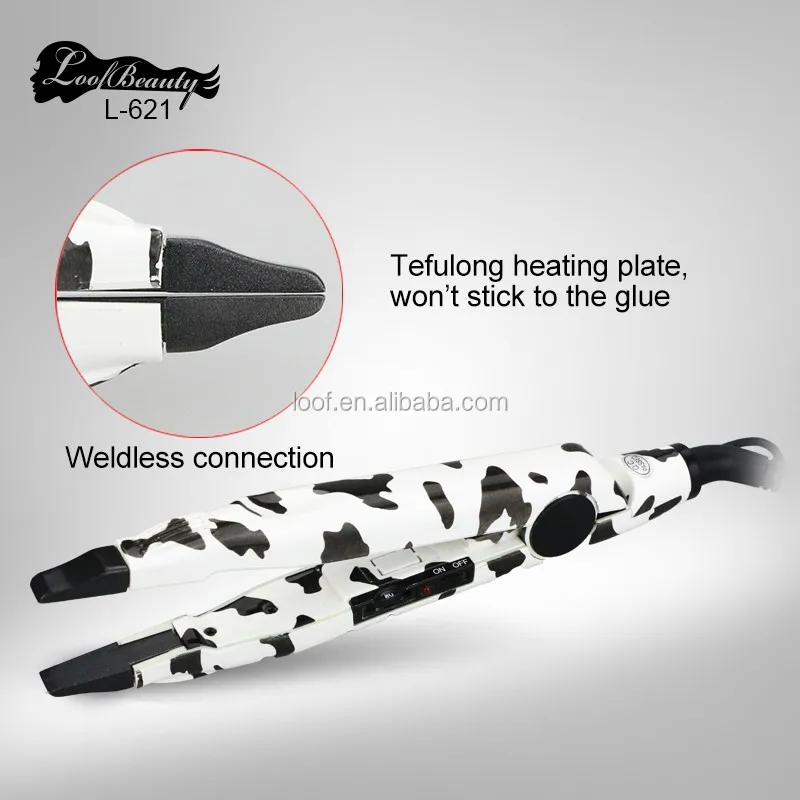 lOOF registered manufacturer L-621 cheap human  Mini Iron Connector hair extensions tools