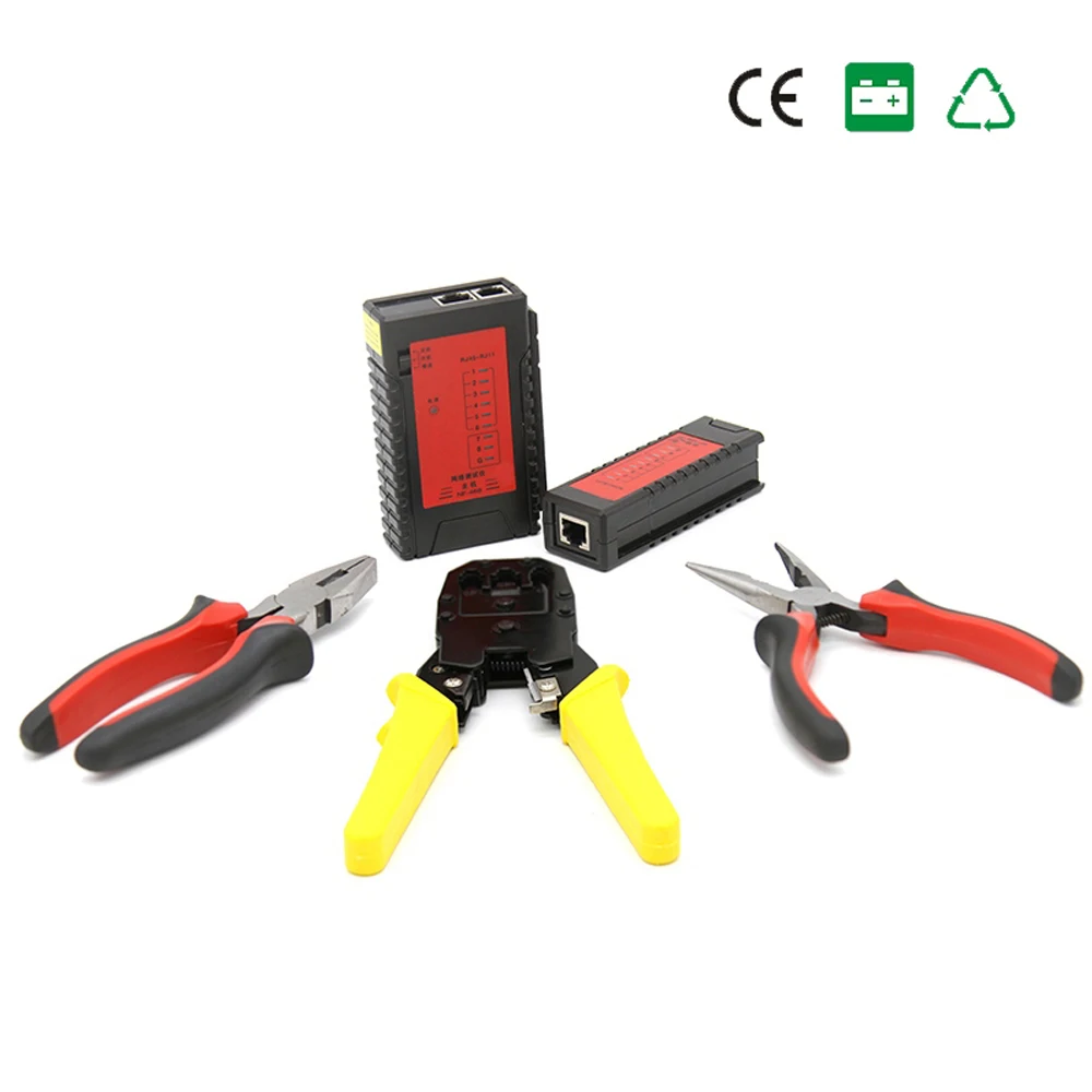 High Quality Crimp Tools Wire Stripper Tools Set  RJ45 & RJ11 Network Cable Internet Tools Hand Auxiliary kit