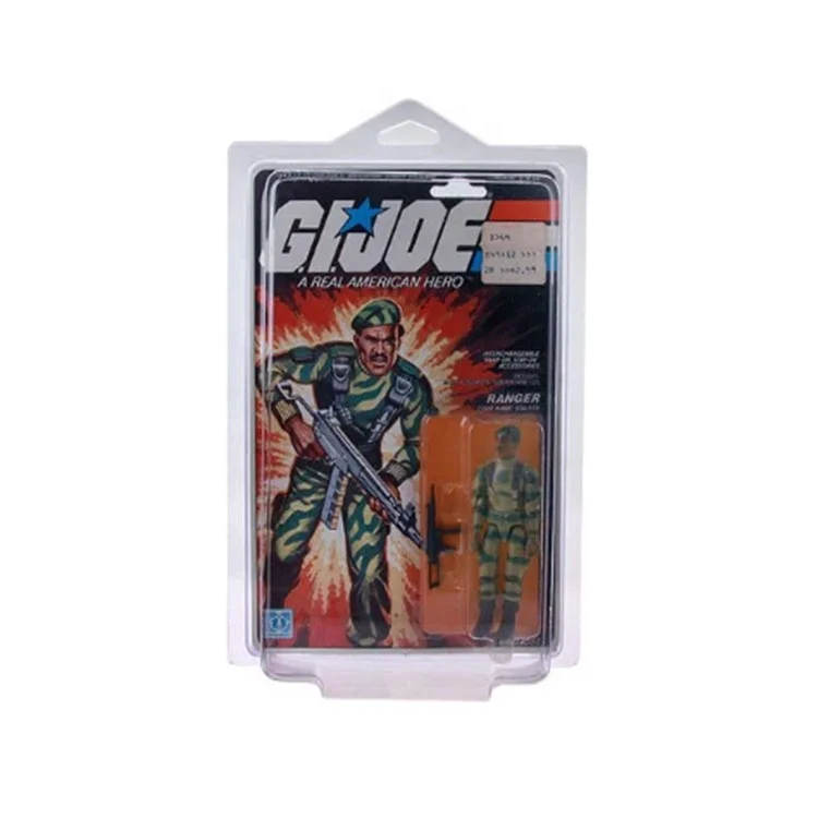 Custom Logo Action Figure Display Blister Protector Toy Clamshell Packaging